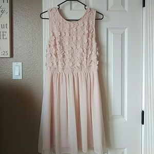 Soft pink dress